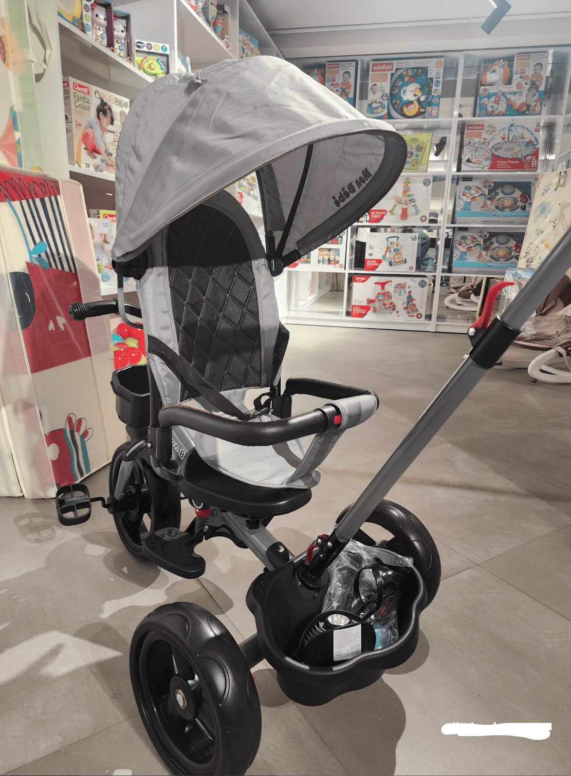 Tricycle poussette évolutif 3 roues