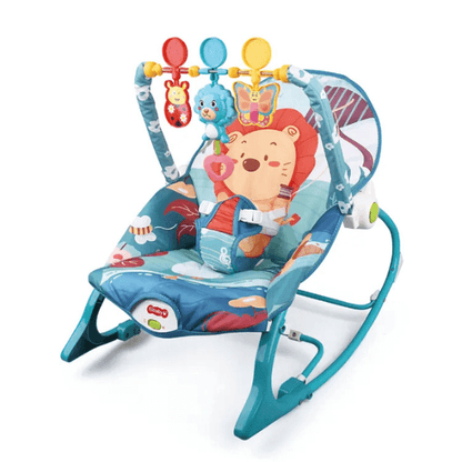 Chaise à bascule relaxante KIDLO avec musique, assise confortable et design adapté pour apaiser bébé.