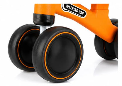 Vélo d’équilibre 4 roues sans pédales pour enfants de 1 à 2 ans, marque KIDLO, avec cadre coloré et pneus en caoutchouc