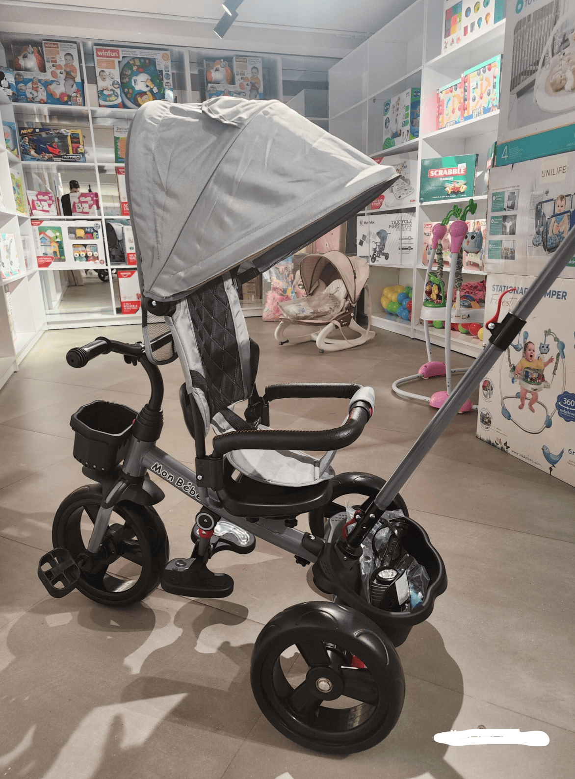 Tricycle poussette évolutif 3 roues
