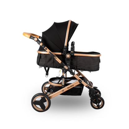 Poussette 3 en 1 Mon Bébé – Réversible avec Maxi Cosi et Sac à Langer