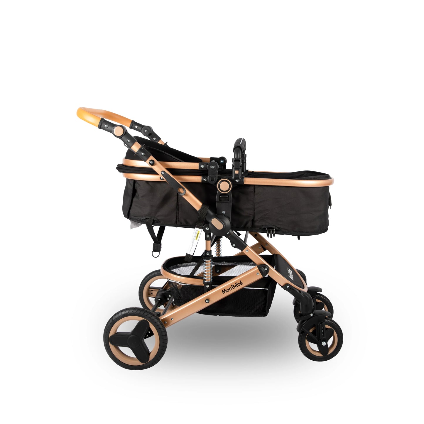 Poussette 3 en 1 Mon Bébé – Réversible avec Maxi Cosi et Sac à Langer