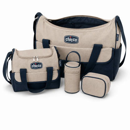 Set Sac à Langer Chicco 4 Pièces – Rouge ou Beige