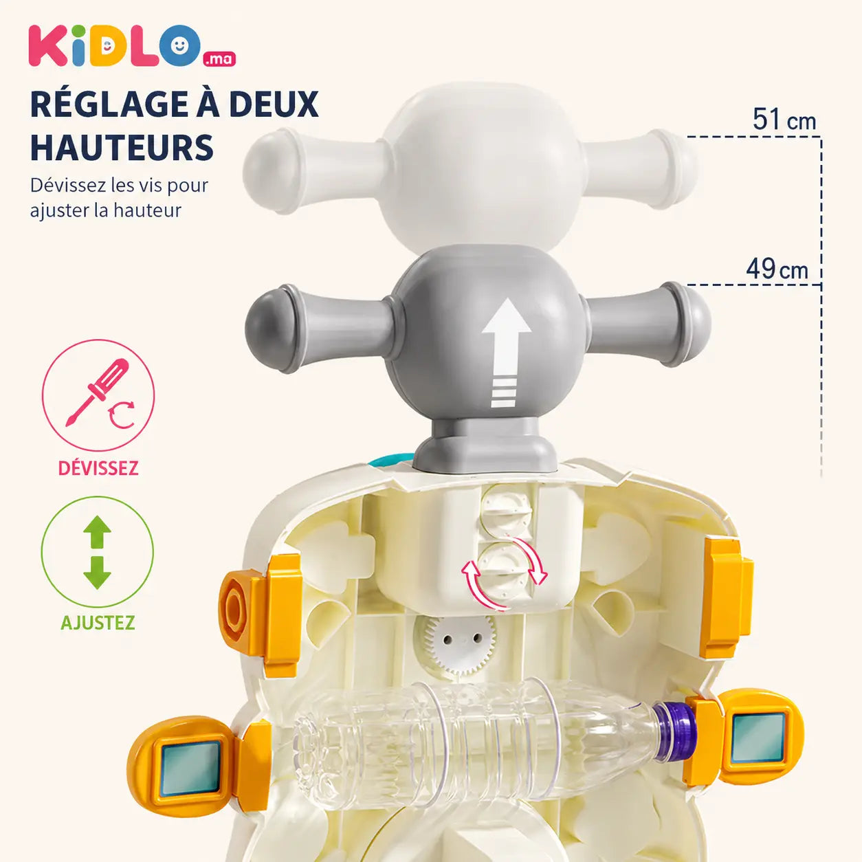 Trotteur 6 en 1 Évolutif pour Bébé