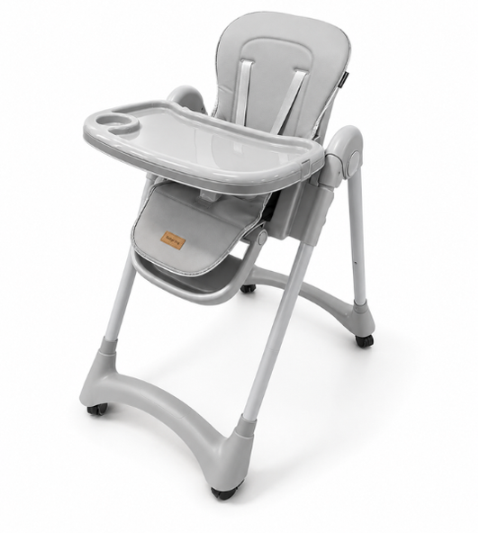 CHAISE HAUTE BÉBÉ ÉVOLUTIVE GRIS – MON BEBE