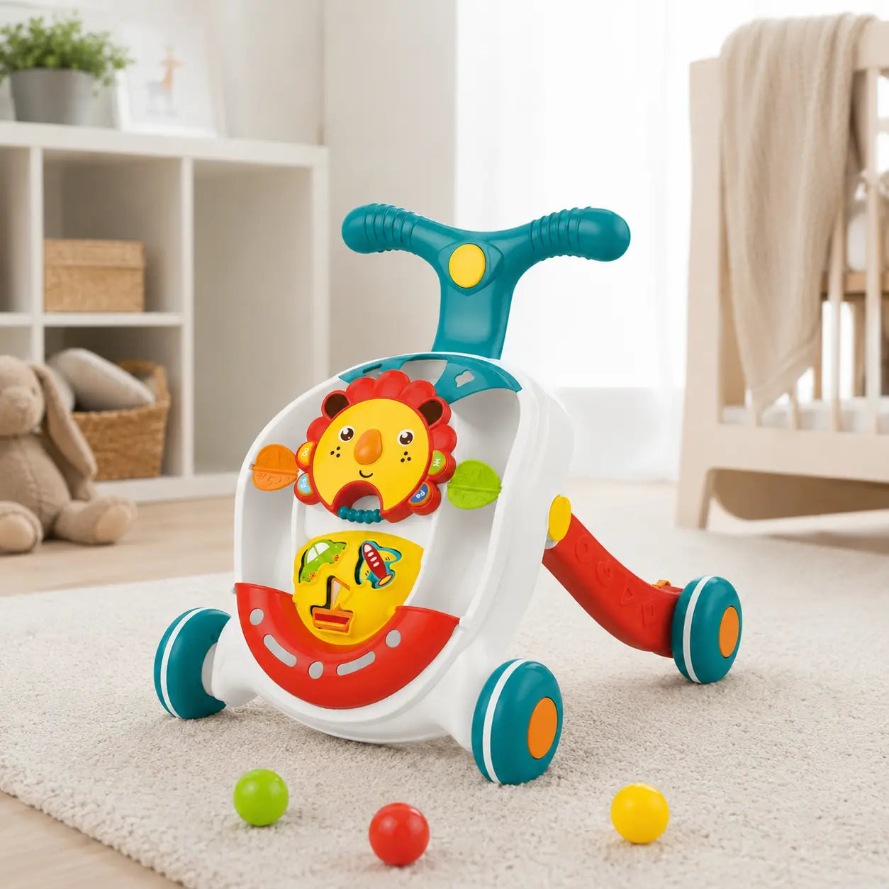 Trotteur bébé 3 en 1 KIDLO, marcheur évolutif avec balles colorées pour apprentissage de la marche.
