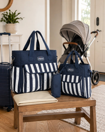 Sac à langer Chicco 3 en 1 – Bleu ou Rouge