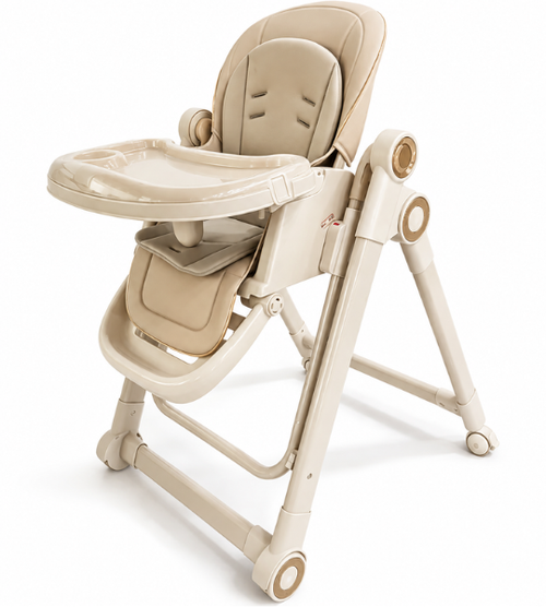 CHAISE HAUTE BALANCELLE 2 EN 1 BEIGE – MON BEBE