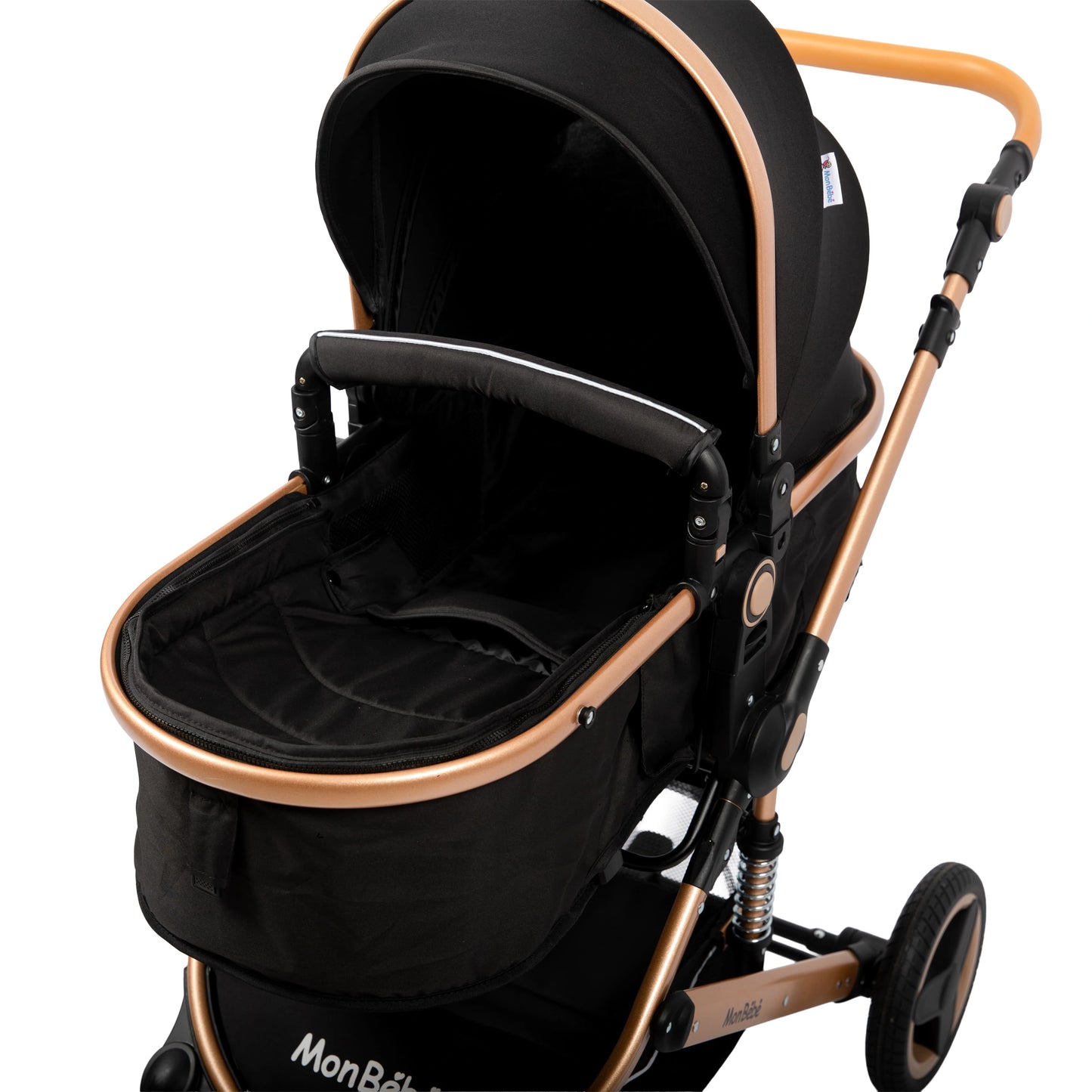 Poussette 3 en 1 Mon Bébé – Réversible avec Maxi Cosi et Sac à Langer