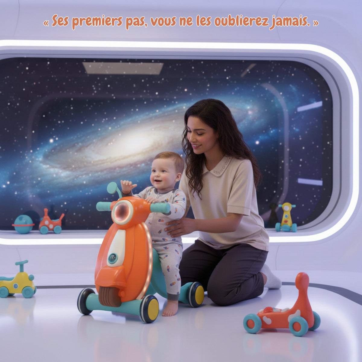 Trotteur & Scooter d'Éveil 3 en 1 - Kidlo Maroc