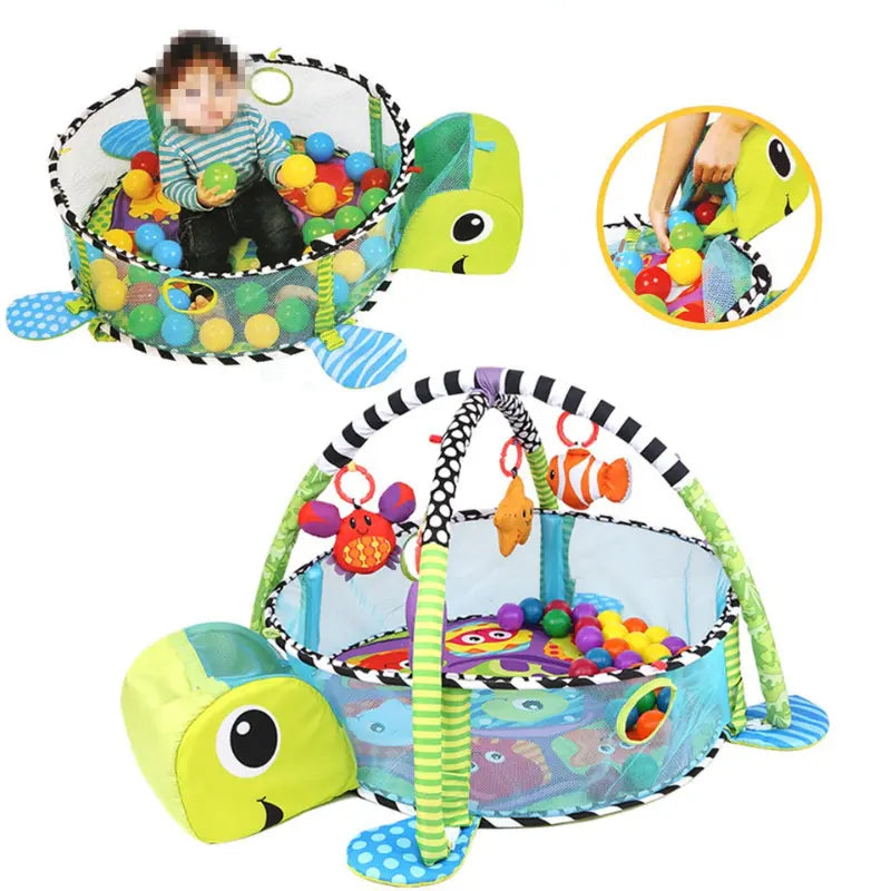 Tapis d’éveil tortue interactif pour bébé